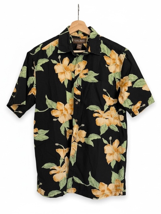 Cooke Street Honolulu Other - Cooke Street Hawaiian Shirt Men’s S Black Hibiscus Floral Aloha 100% Cotton